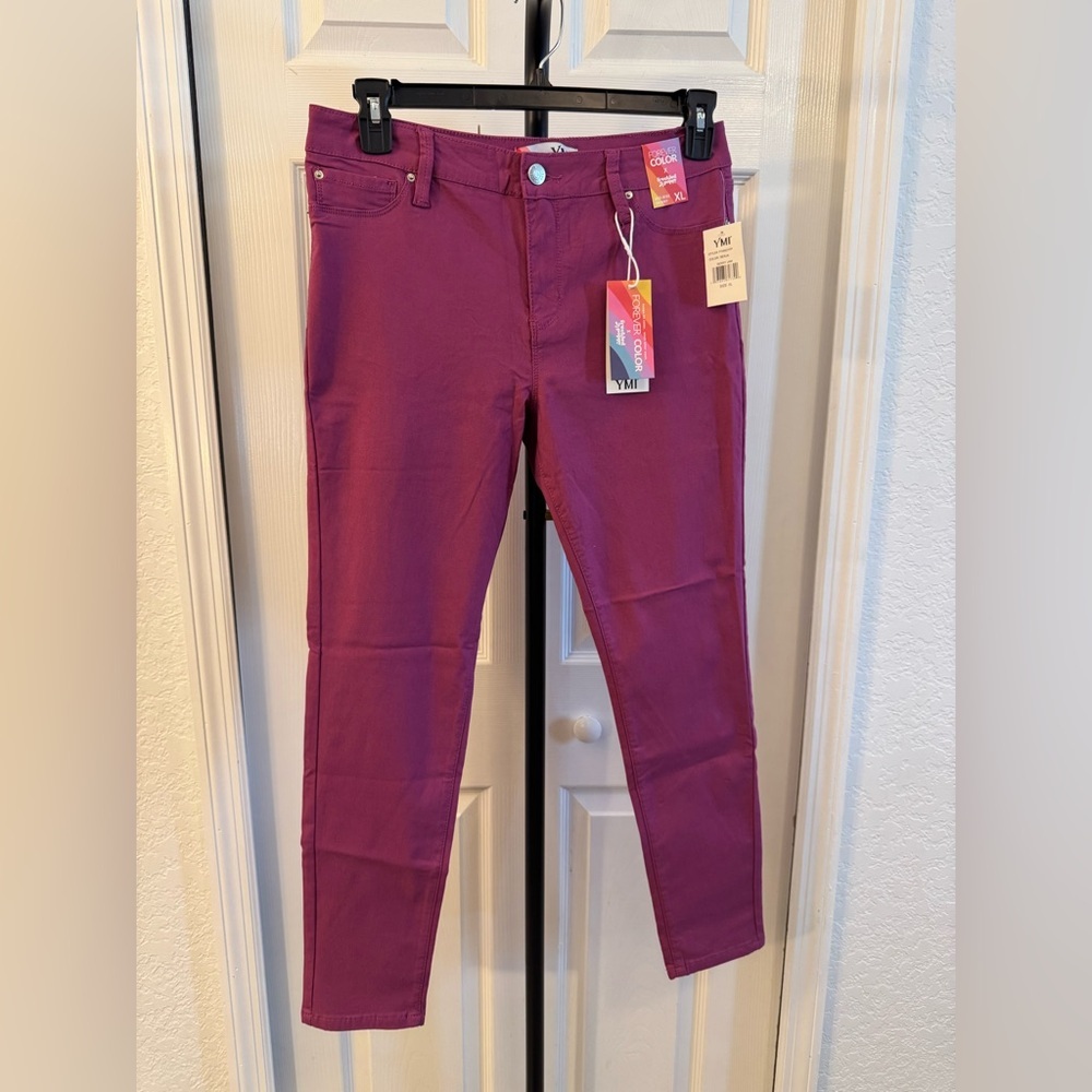 CLEARANCE ITEM!!
YMI Purple Skinny Jeans Modern Stretch Fit